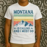 Montana Is Calling And I Must Go T-Shirt thumb 3