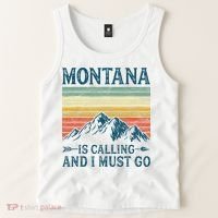 Montana Is Calling And I Must Go Tank Top thumb 2