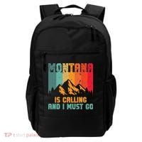 Montana Is Calling And I Must Go Mountain Vacation Backpack thumb 0