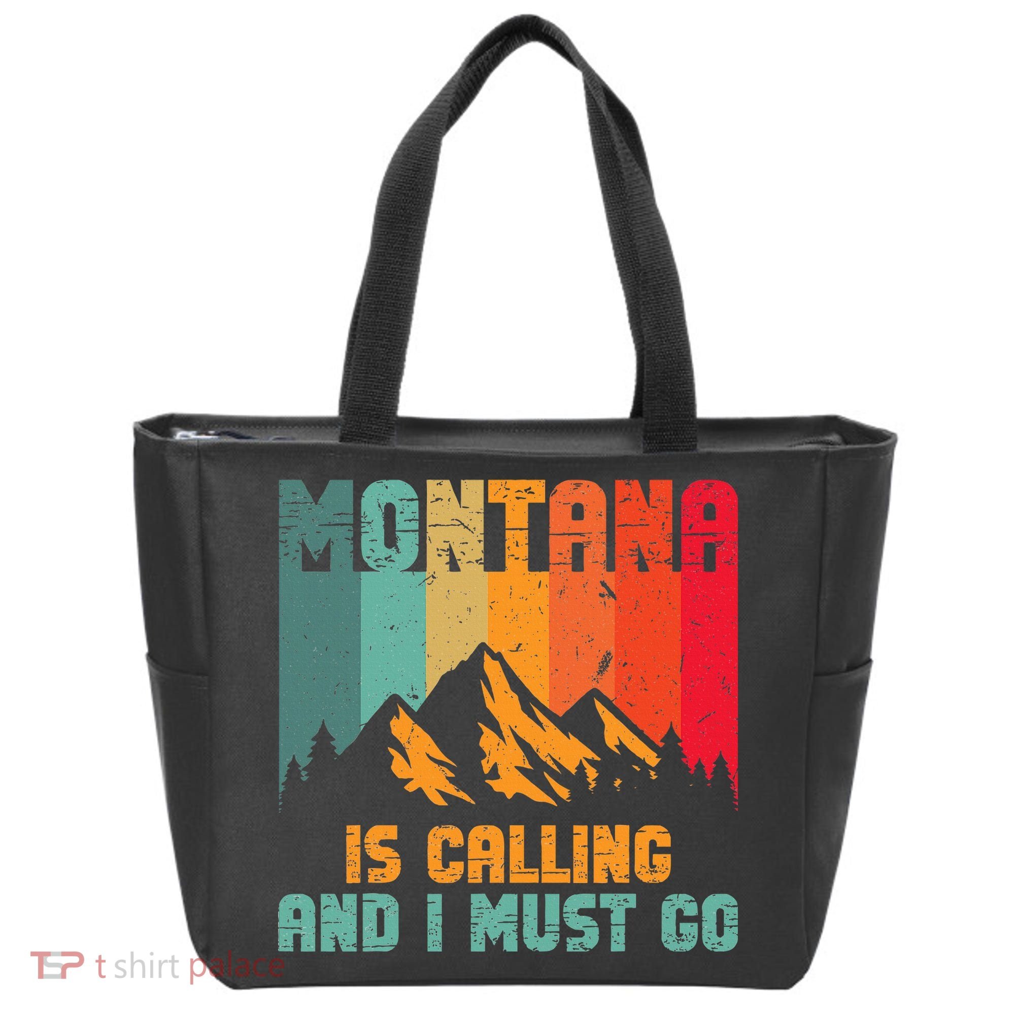 Montana Is Calling And I Must Go Mountain Vacation Tote Bag