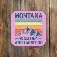 Montana Is Calling And I Must Go Coaster thumb 0