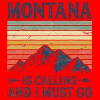 Montana Is Calling And I Must Go Santa Hat thumb 1