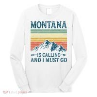 Montana Is Calling And I Must Go Long Sleeve Shirt thumb 0