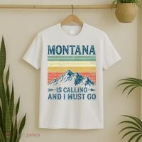 Montana Is Calling And I Must Go T-Shirt thumb 2