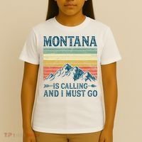 Montana Is Calling And I Must Go T-Shirt thumb 4