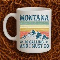 Montana Is Calling And I Must Go Coffee Mug thumb 2