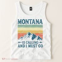 Montana Is Calling And I Must Go Tank Top thumb 2