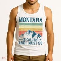 Montana Is Calling And I Must Go Tank Top thumb 3
