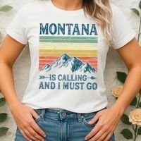 Montana Is Calling And I Must Go Women's T-Shirt thumb 2