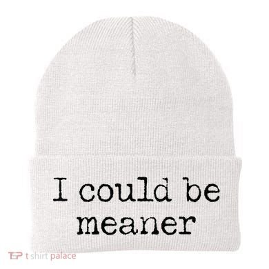 Meme I Could Be Meaner Beanie
