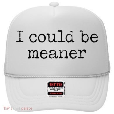 Meme I Could Be Meaner Hat