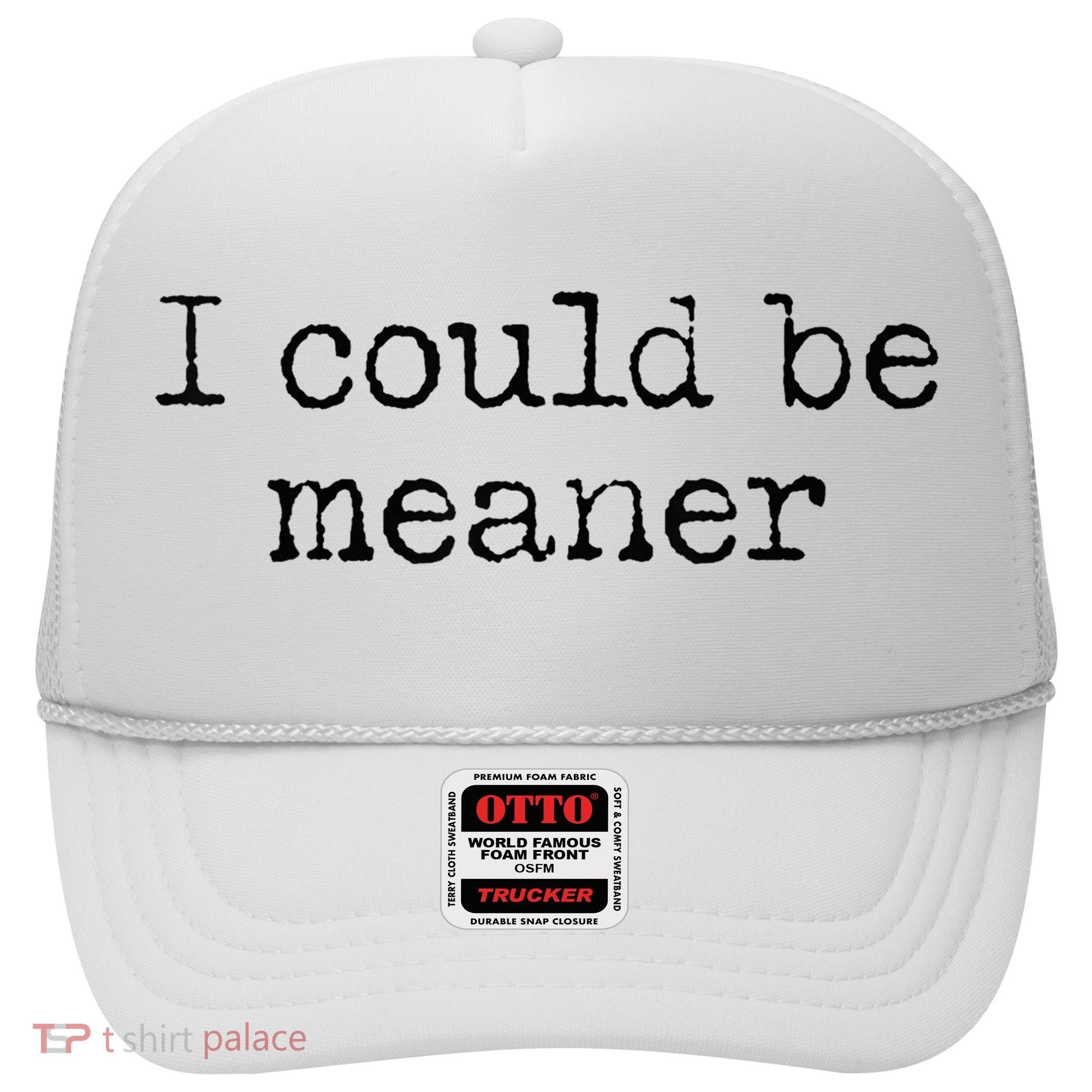 Meme I Could Be Meaner Hat