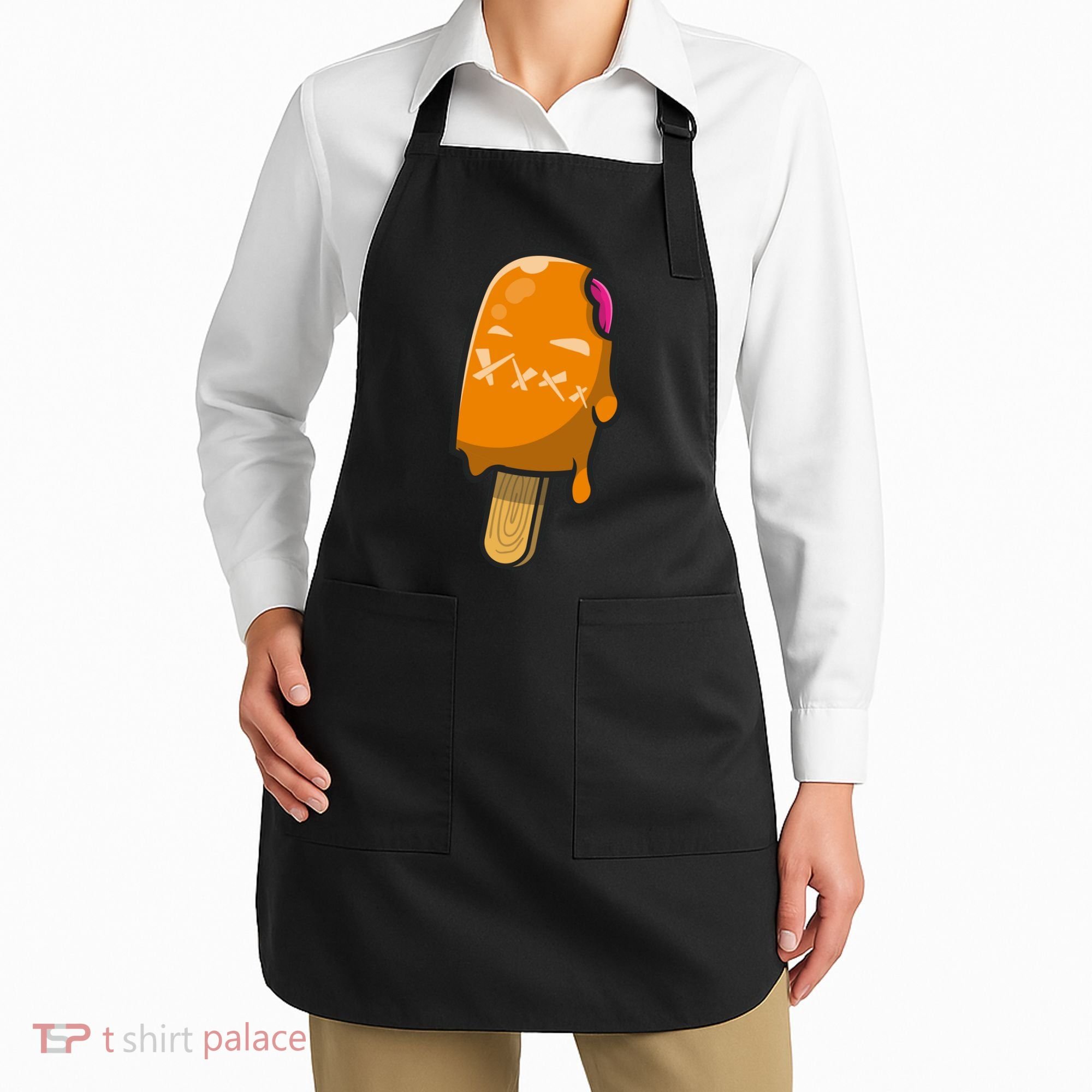 Mean Ice Cream Monster Apron