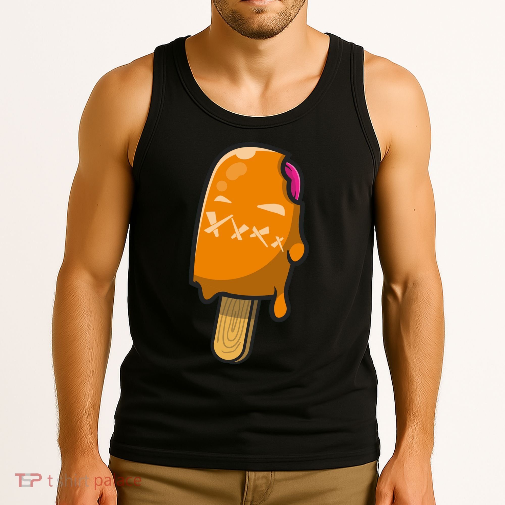 Mean Ice Cream Monster Tank Top