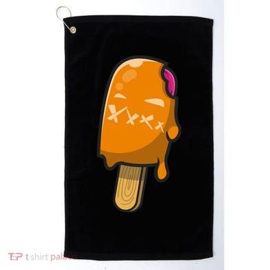 Mean Ice Cream Monster Golf Towel
