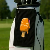 Mean Ice Cream Monster Golf Towel thumb 2