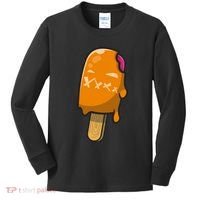 Mean Ice Cream Monster Kids Long Sleeve Shirt thumb 0
