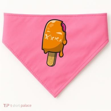 Mean Ice Cream Monster USA-Made Doggie Bandana
