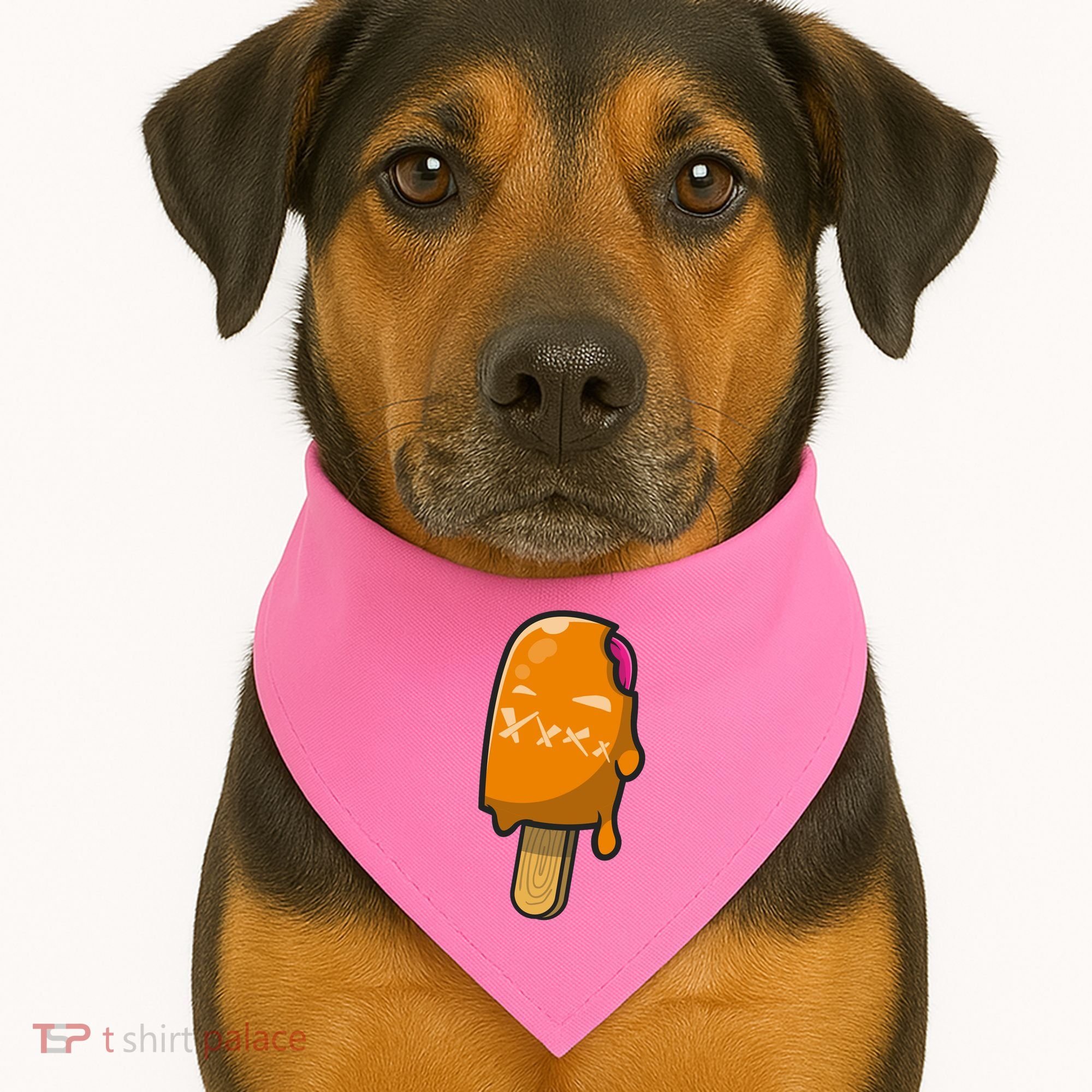 Mean Ice Cream Monster USA-Made Doggie Bandana