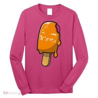Mean Ice Cream Monster Long Sleeve Shirt