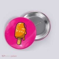 Mean Ice Cream Monster Button thumb 0