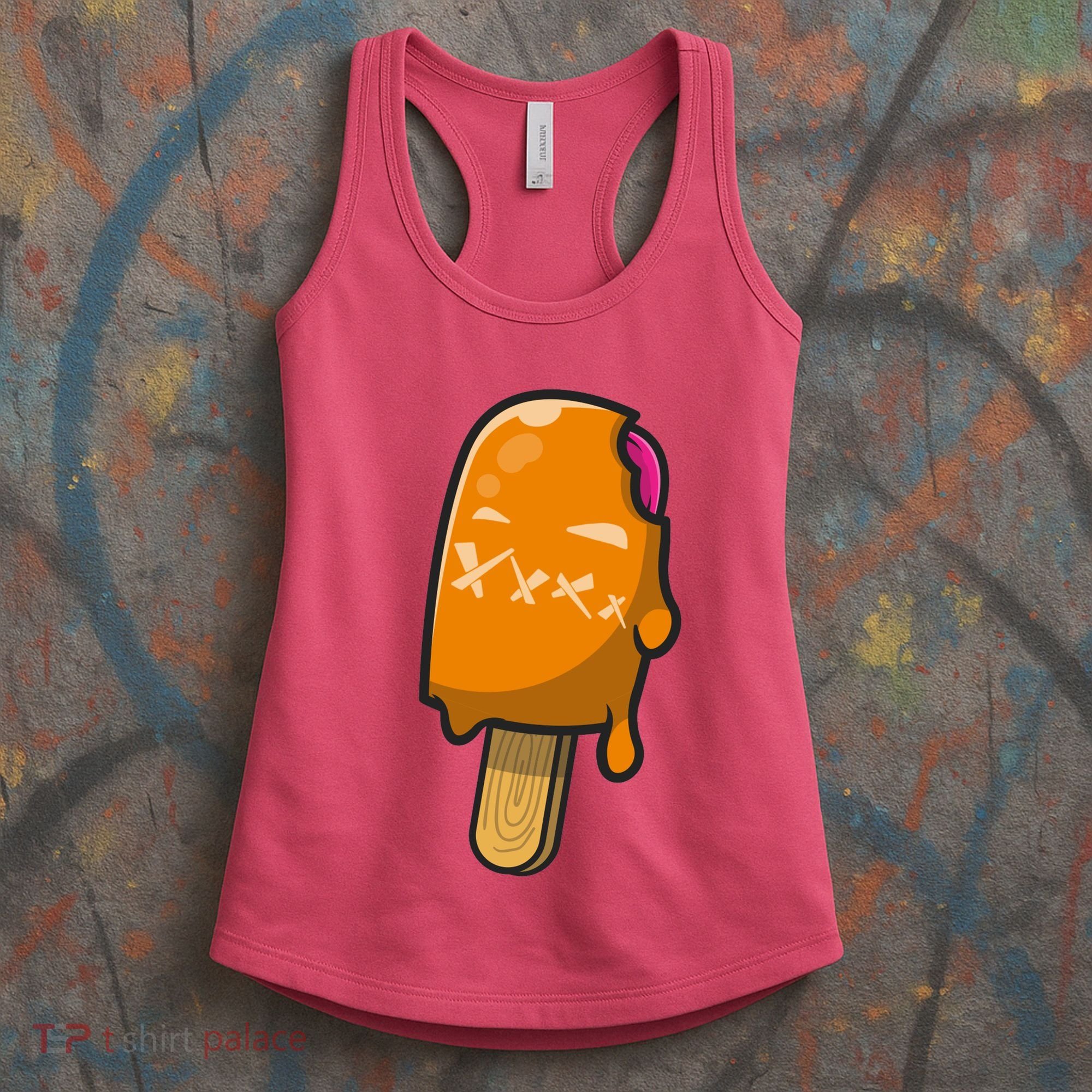 Mean Ice Cream Monster Women's Tank Top
