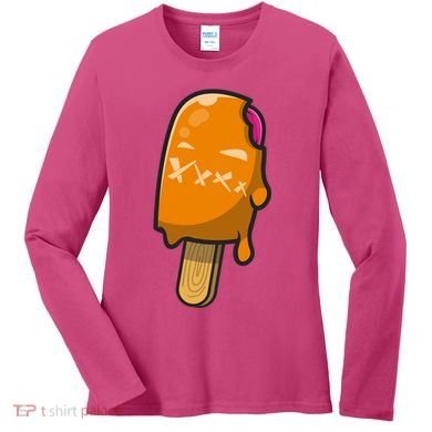Mean Ice Cream Monster Women's Long Sleeve Shirt