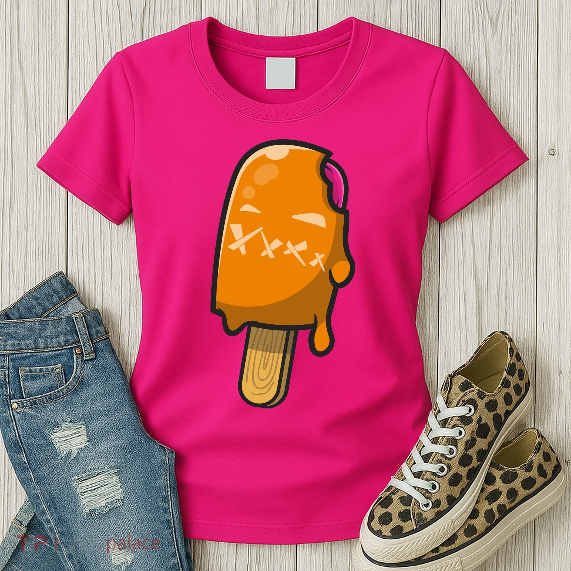 Mean Ice Cream Monster Women's T-Shirt
