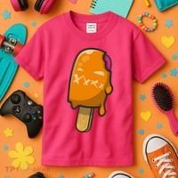 Mean Ice Cream Monster Kids T-Shirt thumb 3