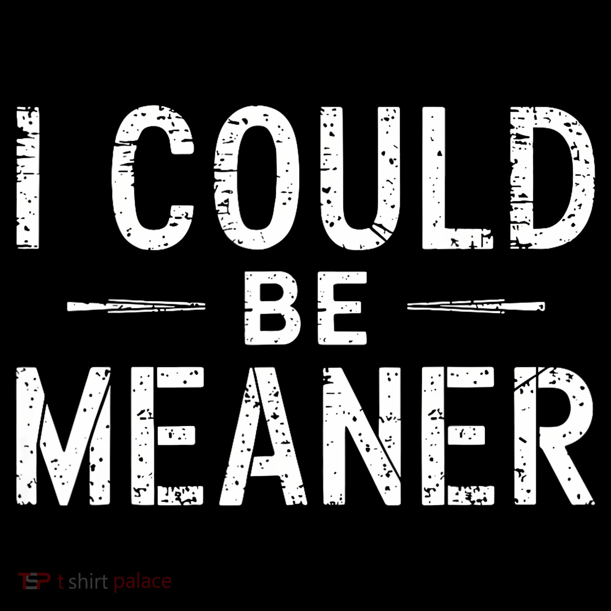 Meme I Could Be Meaner Vintage Retro Funny  T-Shirt