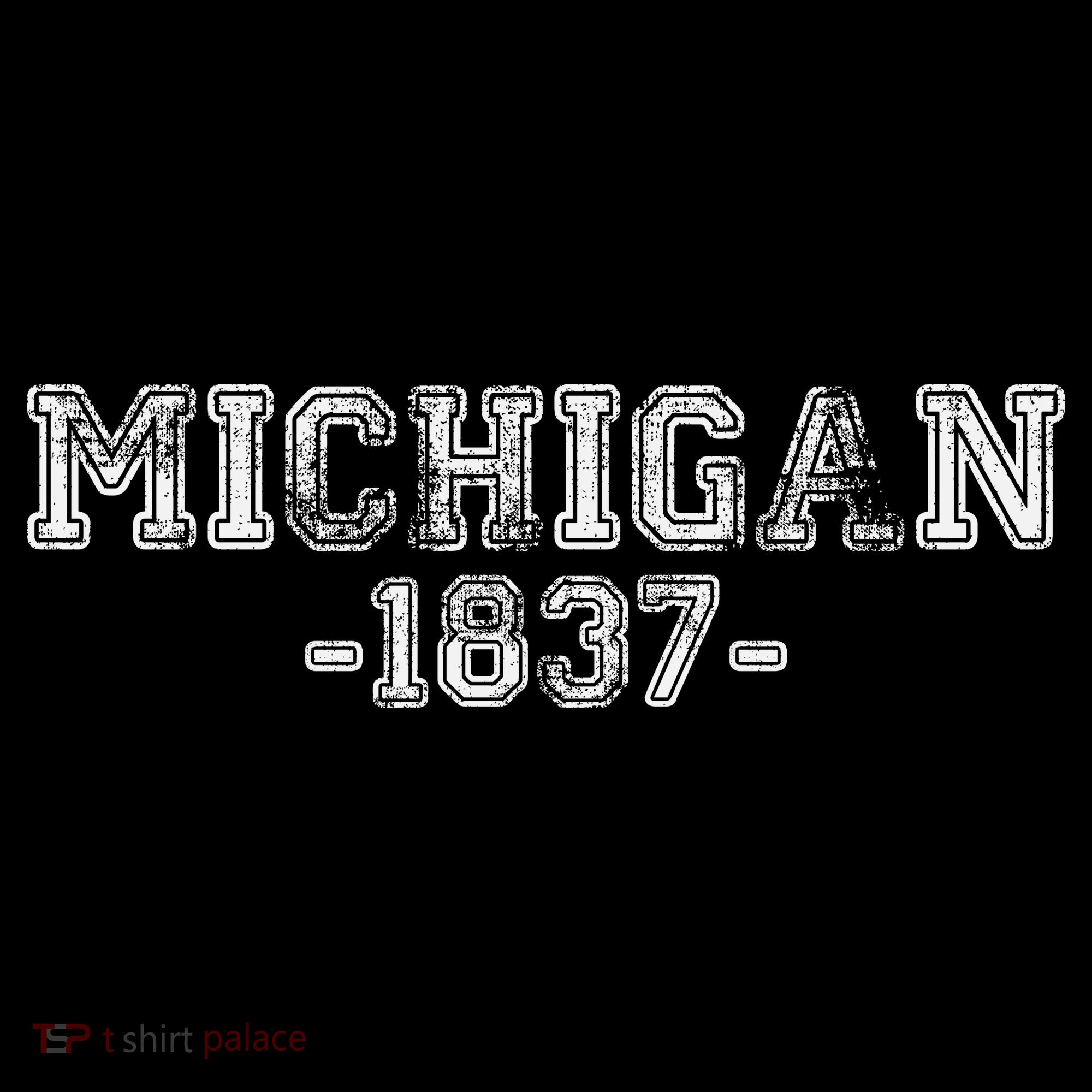 Michigan 1837 Retro Ornament