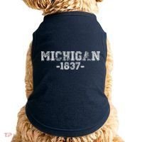 Michigan 1837 Retro Doggie Tank thumb 0
