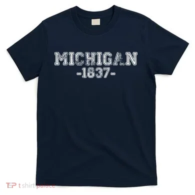 Michigan 1837 Retro T-Shirt