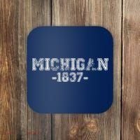 Michigan 1837 Retro Coaster thumb 0