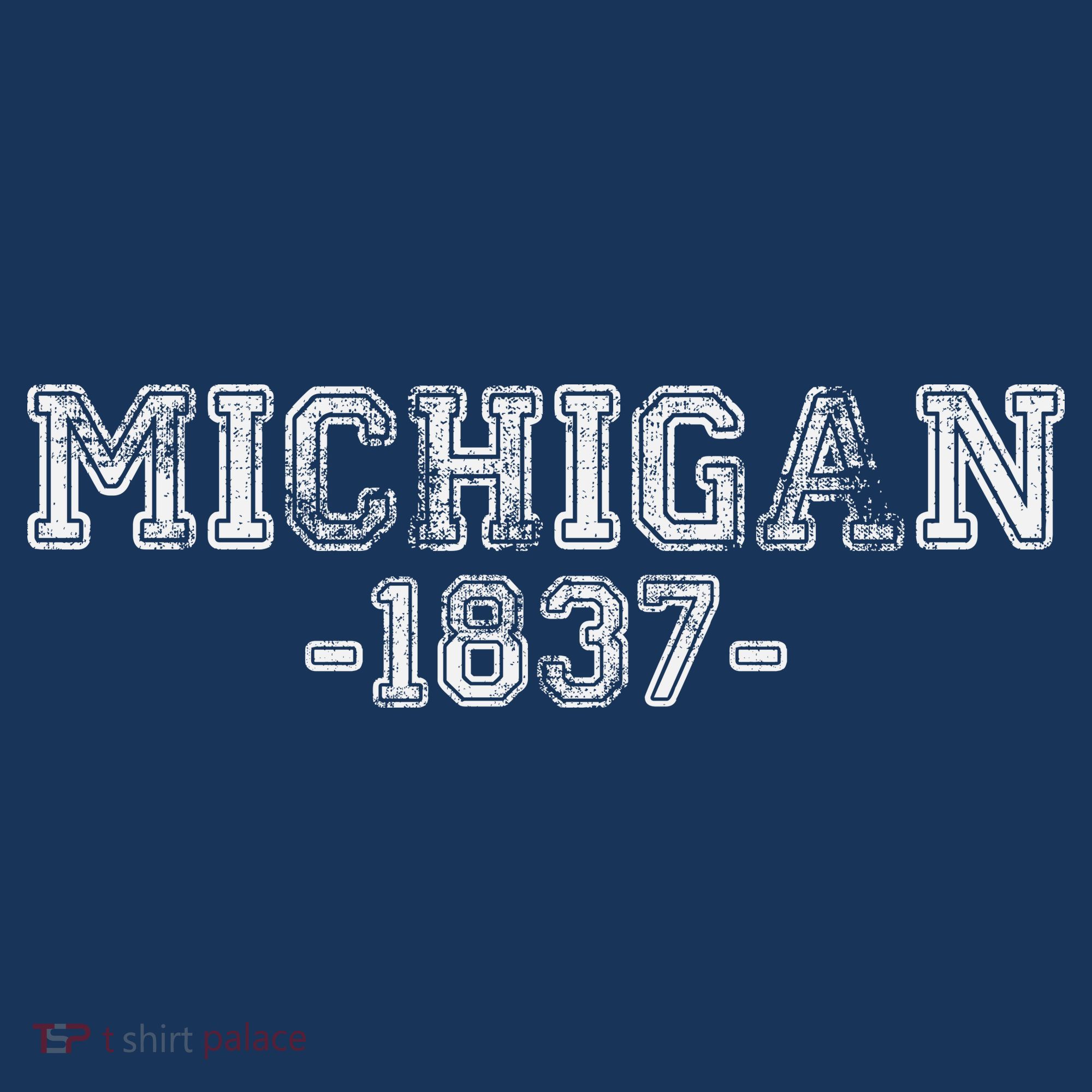 Michigan 1837 Retro Mousepad