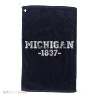 Michigan 1837 Retro Golf Towel thumb 0