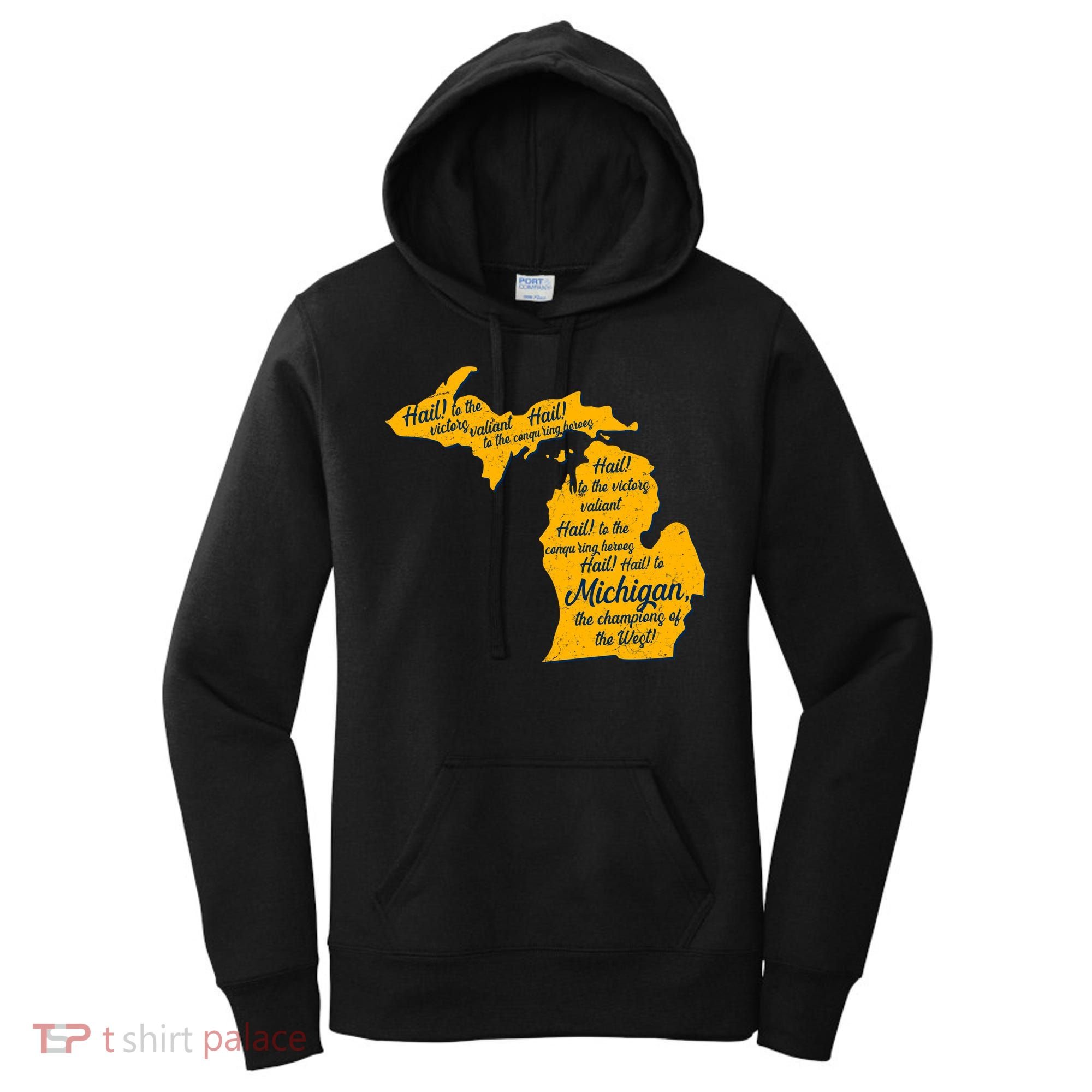 Michigan Fight Song College Sports Fan Women's Hoodie