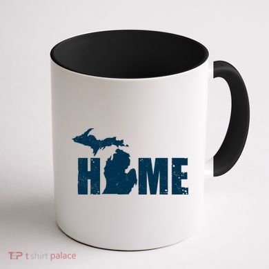 Michigan Home Mitten State Coffee Mug back