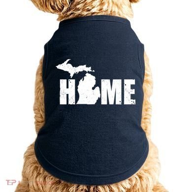 Michigan Home Mitten State Doggie Tank