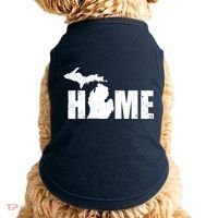 Michigan Home Mitten State Doggie Tank thumb 0
