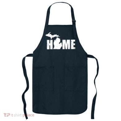 Michigan Home Mitten State Apron