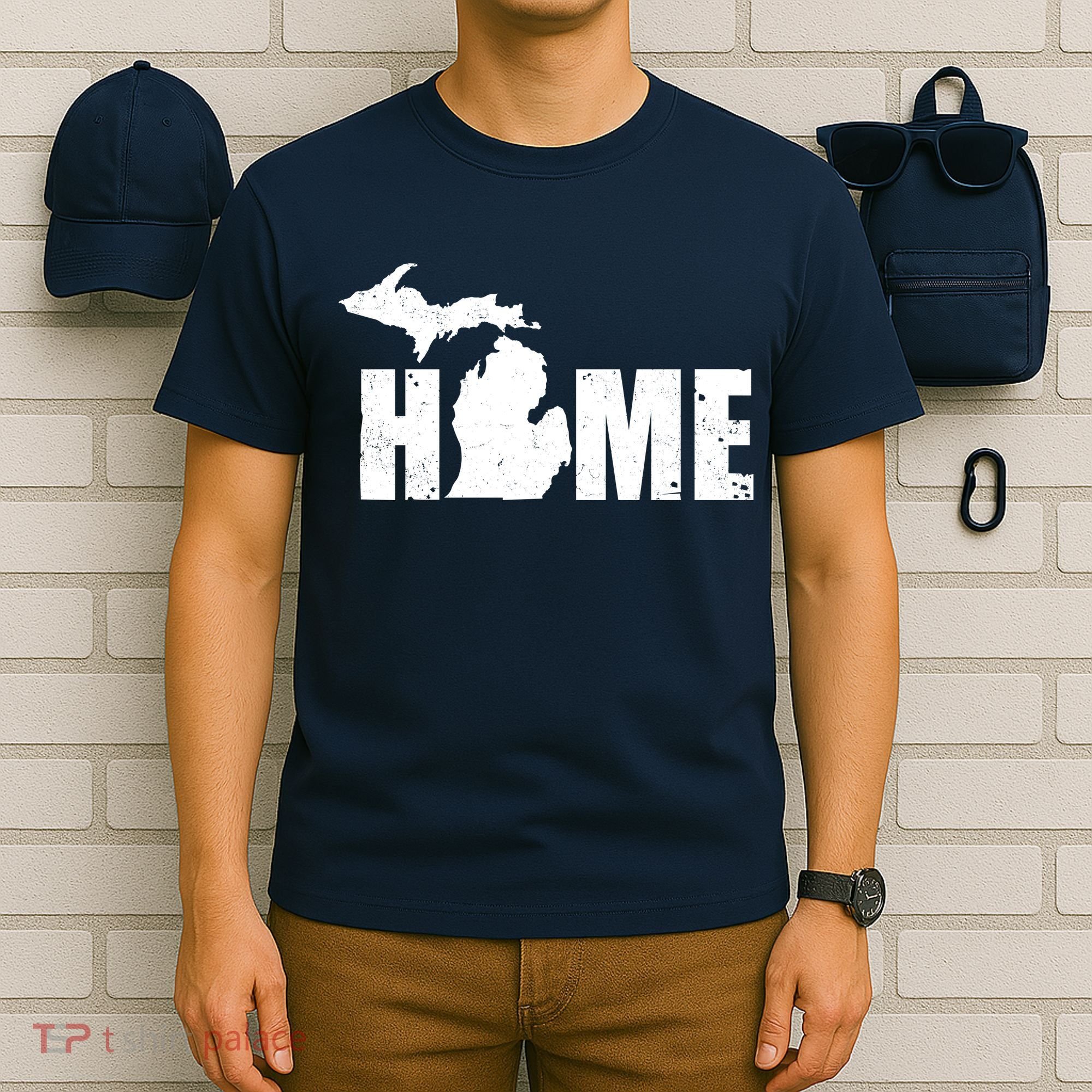 Michigan Home Mitten State T-Shirt