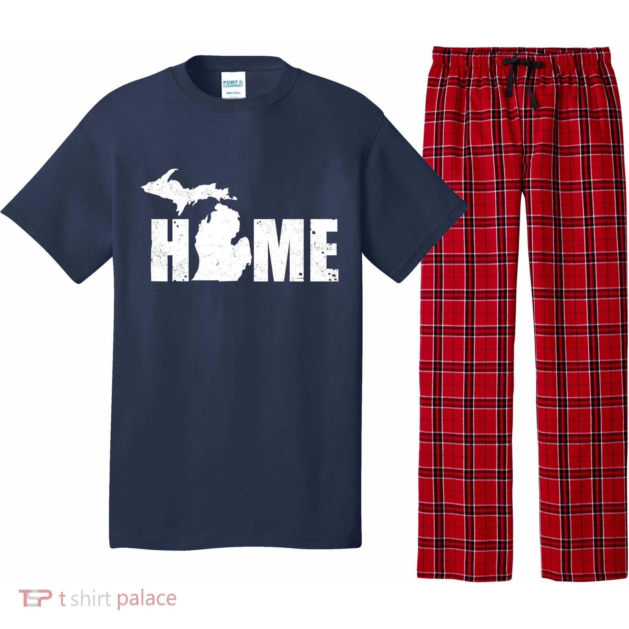 Michigan Home Mitten State Pajama Set