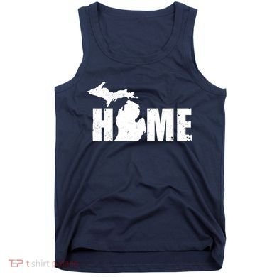 Michigan Home Mitten State Tank Top