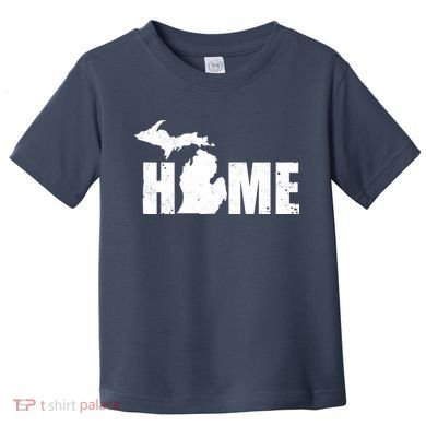 Michigan Home Mitten State Toddler T-Shirt