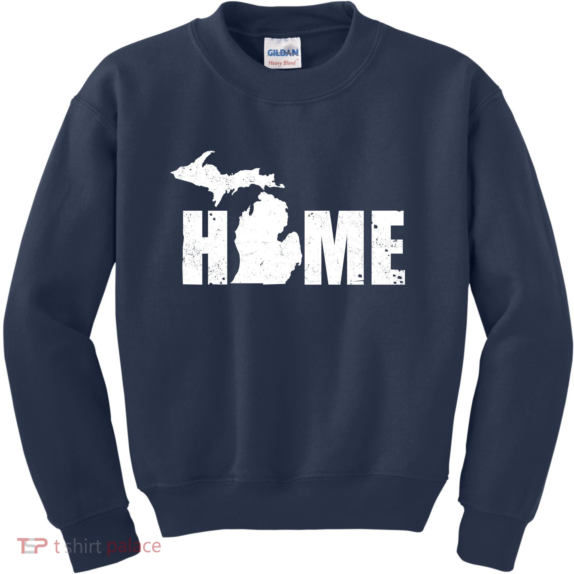 Michigan Home Mitten State Kids Sweatshirt