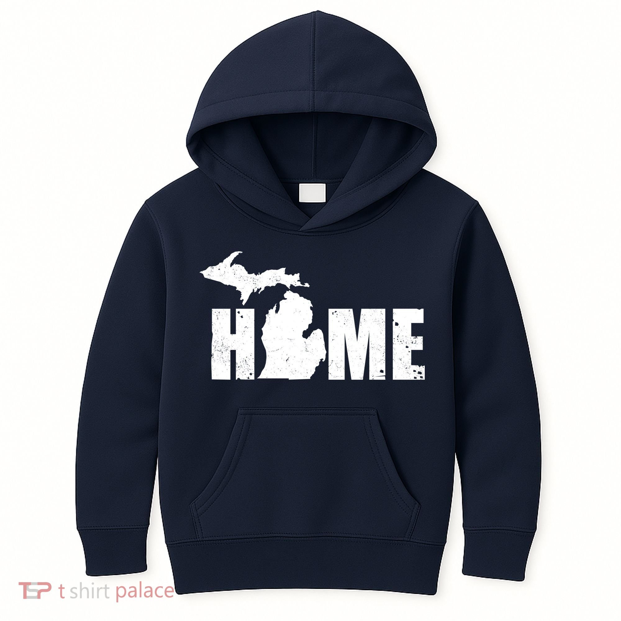 Michigan Home Mitten State Kids Hoodie