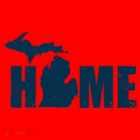 Michigan Home Mitten State Santa Hat thumb 1