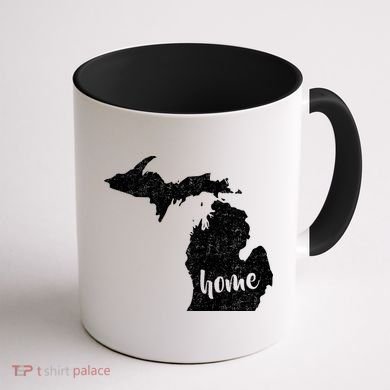 Michigan Home State Coffee Mug back