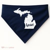 Michigan Home State USA-Made Doggie Bandana thumb 0